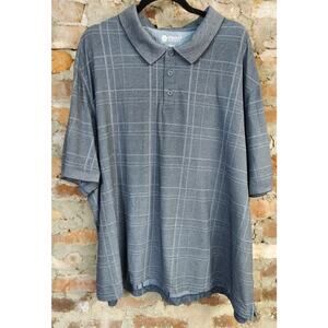 Haggar Clothing Shirt Mens Sz 4x Blue Collar K